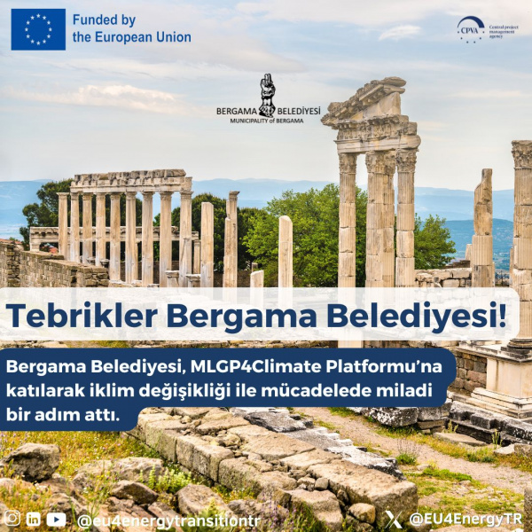 Bergama Belediyesi MLGP4Climate Platformuna Katıldı!